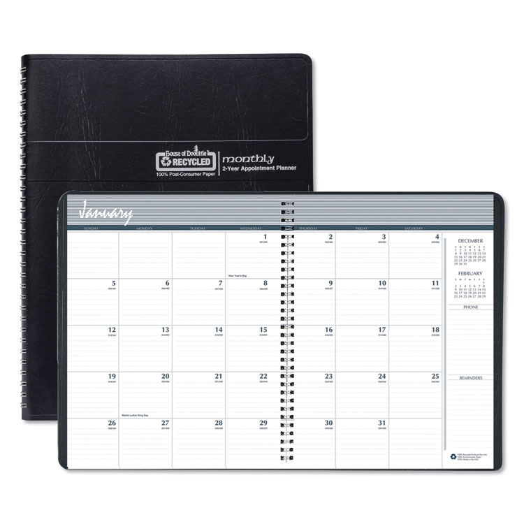 2025-2026, 2-Year Monthly Planner & Expense Log