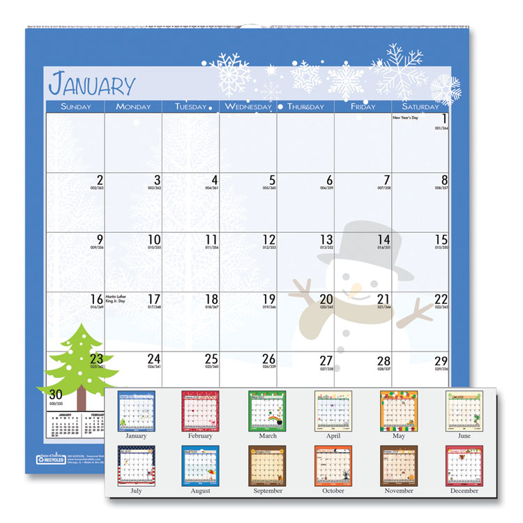2025 Seasonal Wall Calendar, 12x12