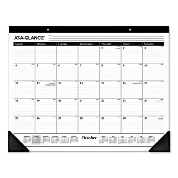 2025 Academic Year Ruled Desk Pad, 21.75 x 17