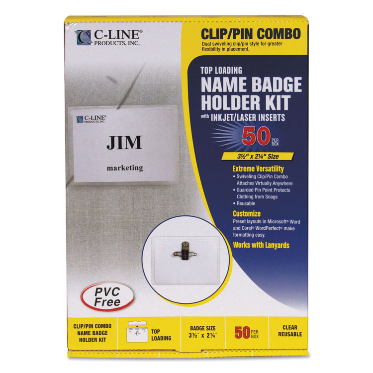 BADGE,NME KIT 50 CLIP,CLR