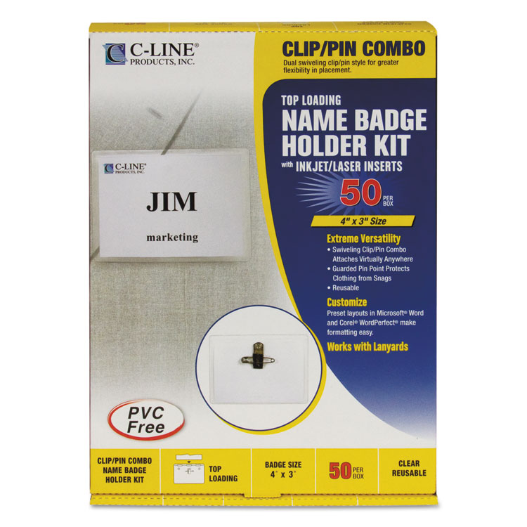 BADGE,NME KIT 50 CLIP,CLR