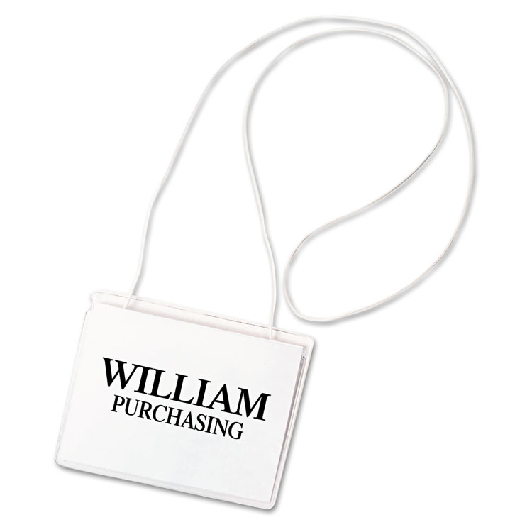 BADGE,HANGING,W/INSERT