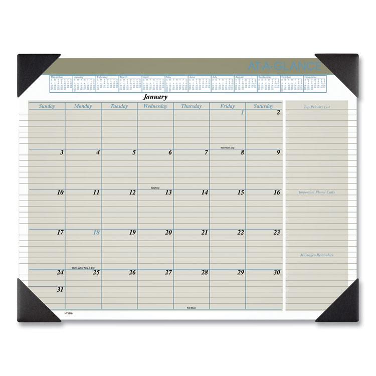 2025 Executive Desk Calendar, 22 x 17