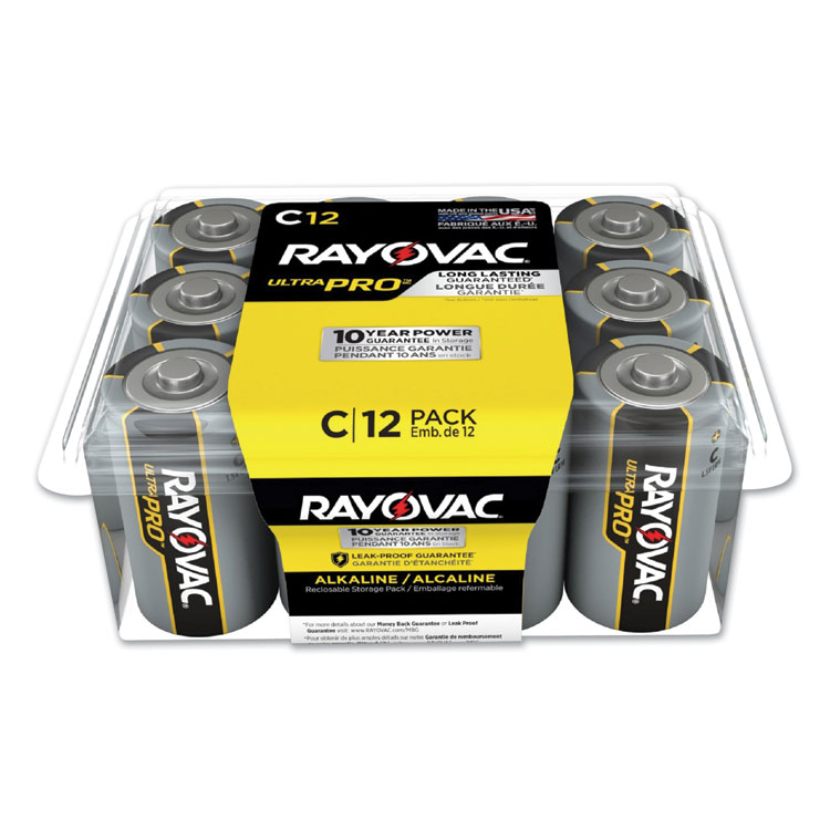 BATTERY,INDST,ALK,C,12PK