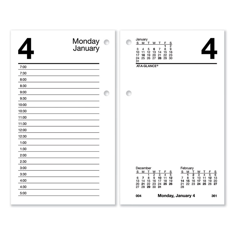 2025 Desk Calenadar Refills 3.5" x 6"