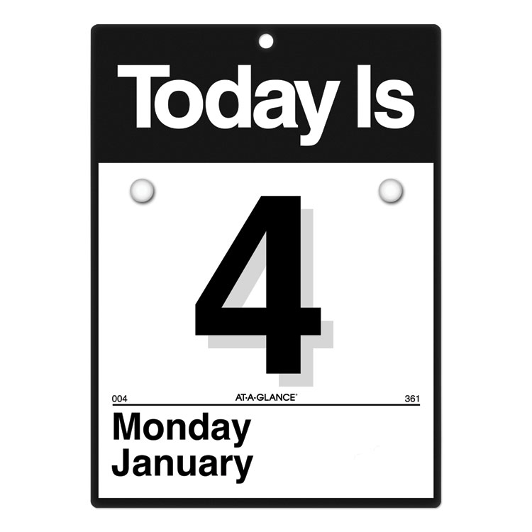 2025 Today Is Wall Calendar K1-00, 6.63 x 9.13