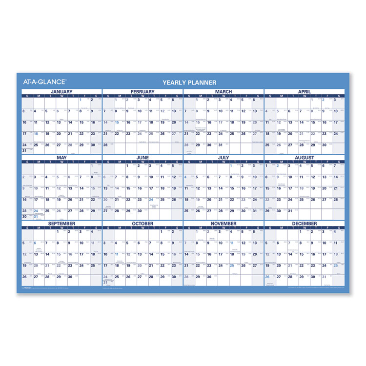 2025 Erasable Wall Planner 36"x24"