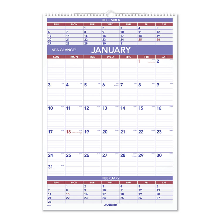 2025 Monthly Wall Calendar, 15.5 x 22.75