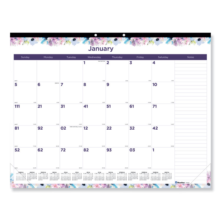 2025 Passion Deskpad Calendar, 22x17