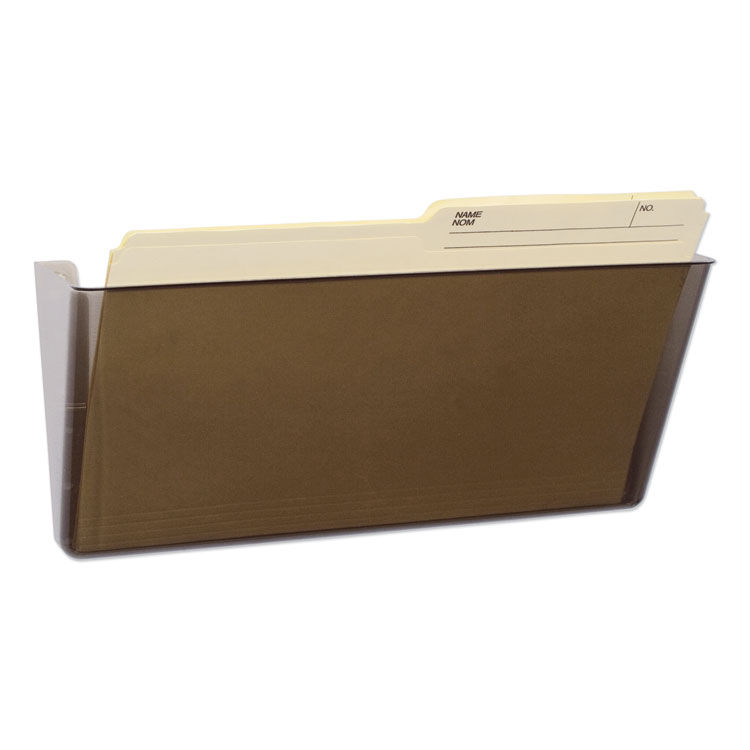 Storex Unbreakable Magnetic Wall File, Legal/Letter, 16 x 4 x 7, Smoke