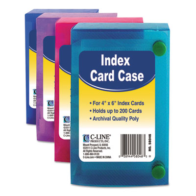 Case Index Card 4X6 Ast