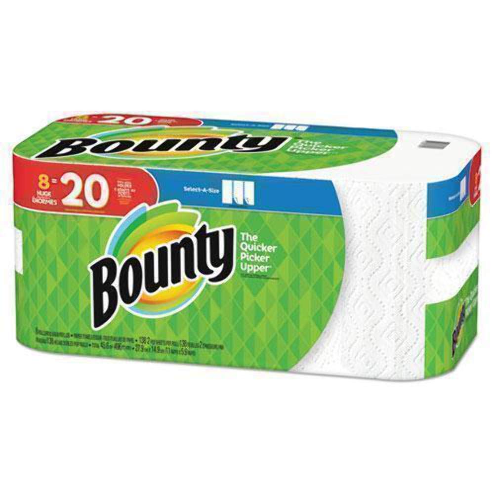 TOWEL,BOUNTY,SAS,8/PK,WH