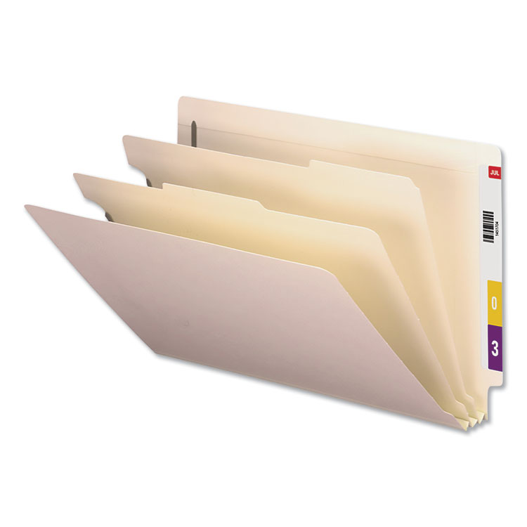 Universal Six-Section Manila End Tab Classification Folders, 10/BX Universal Six-Section Manila End Tab Classification Folders, 10/BX