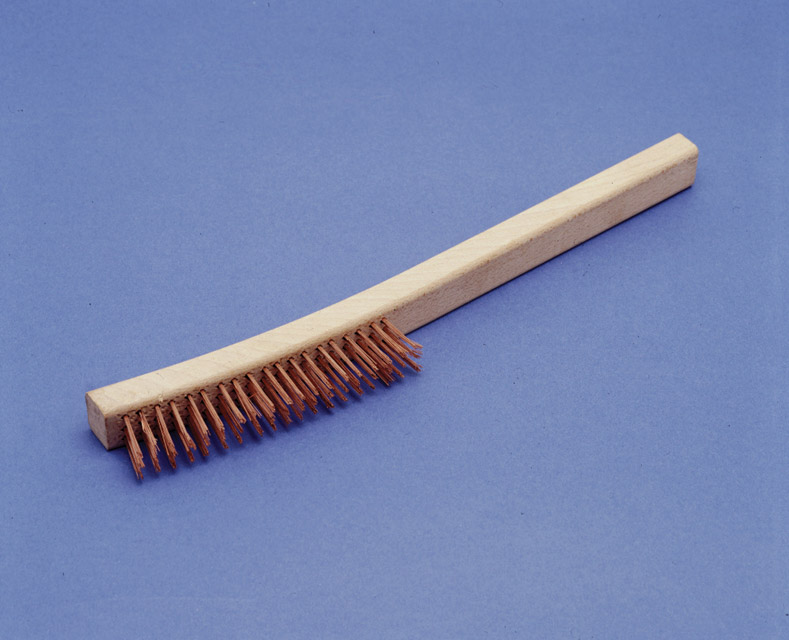 Skilcraft Wire Brush 13.5" Copper/Wood, 12/BX Skilcraft Wire Brush 13.5" Copper/Wood, 12/BX