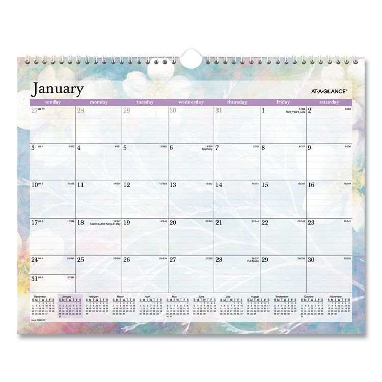 2025-2026 Dreams Monthly Wall Calendar 15x12