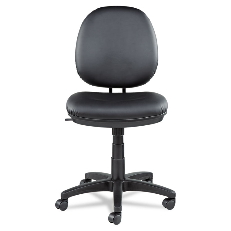 CHAIR,TASK,LEATHER,BK