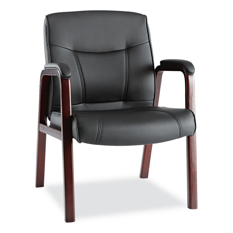 CHAIR,GUEST,LEATHER,MY,BK