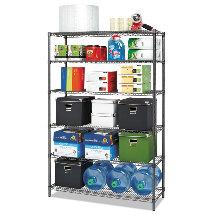 SHELVING,WIRE,6S,48X18,BA