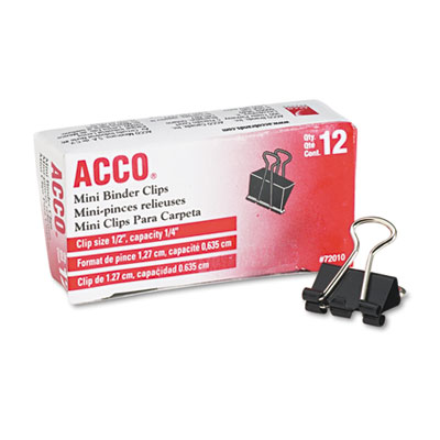 CLIP,BINDER,MINI,1/2"