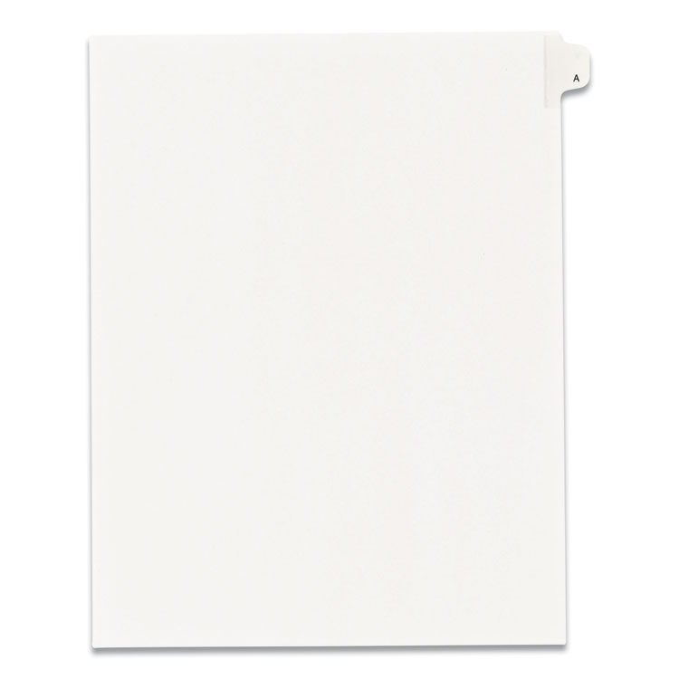 Avery Side Tab Index Divider, 11inx8.5in, 25/PK