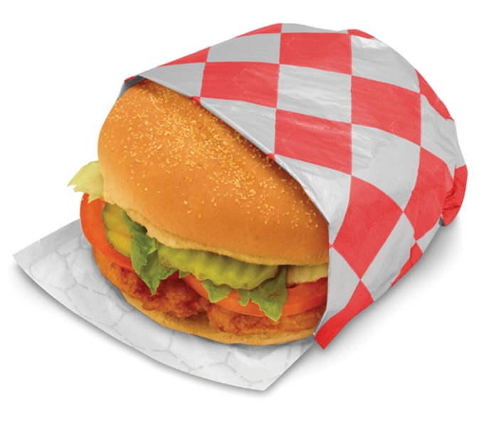 WRAP,SANDH,10.5X14,CHK,RD