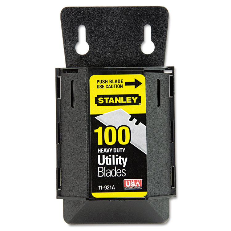 Stanley Wall Mount Utility Knife Blade Dispenser, 100/PK