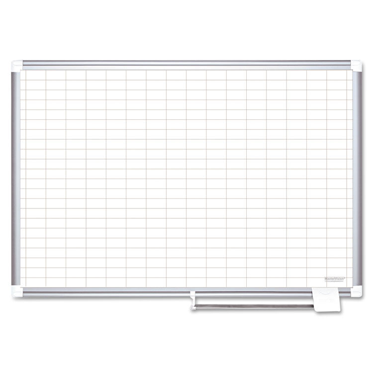 BOARD,PLNR,48X36 GRID,WH
