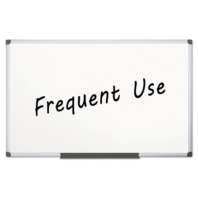 MasterVision Steel Magnetic Dry Erase Board 96" x 48", White