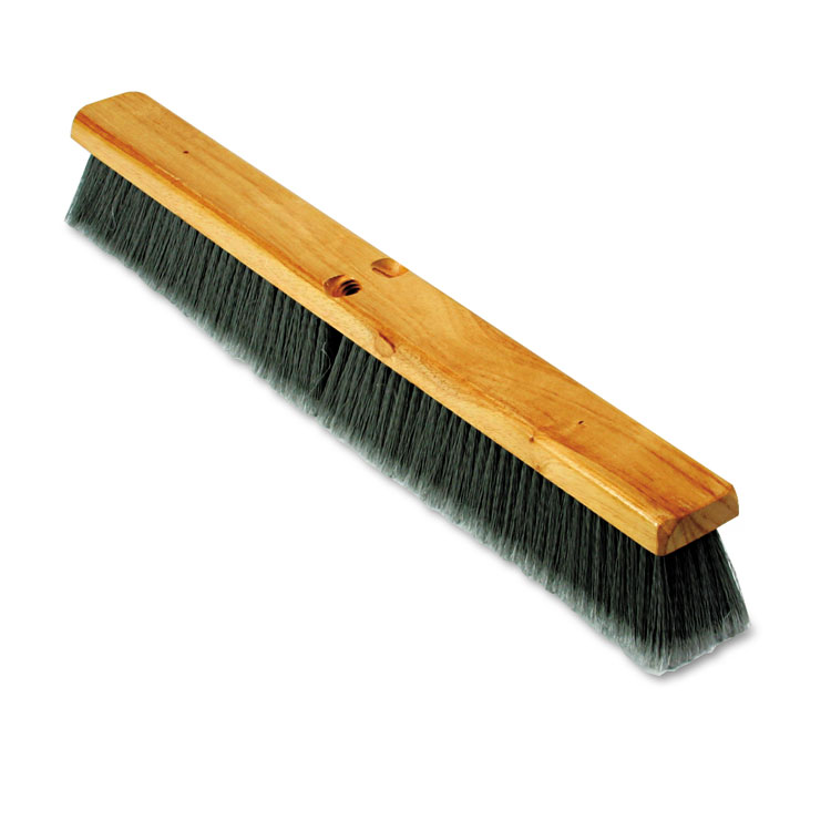 BROOM,FLAG POLY,24",GY