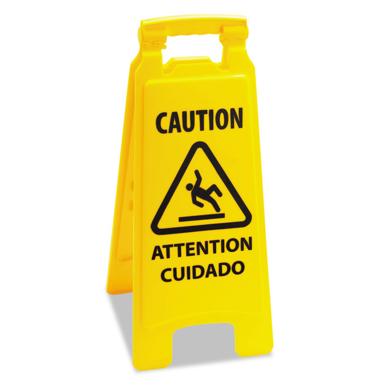 SIGN,A-FRAME WET FLOOR,YL
