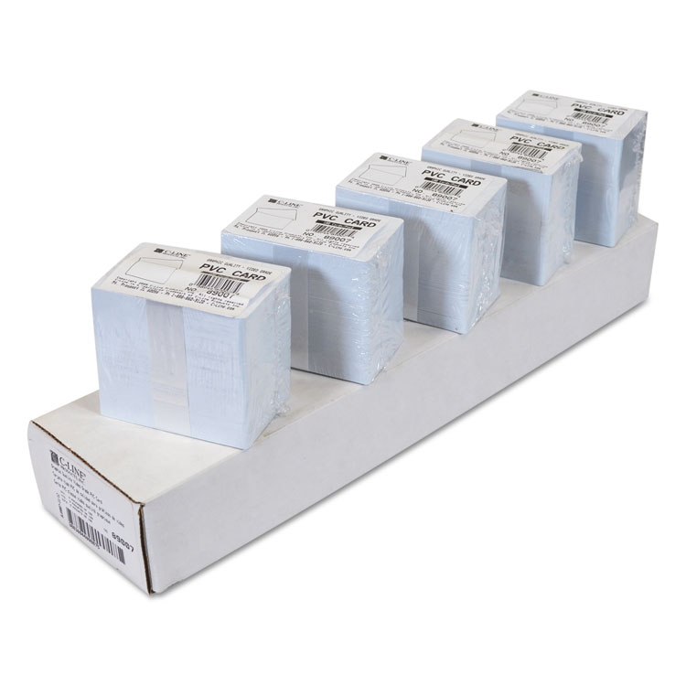 CARD,PVC,VDO,GRD,100,WHT