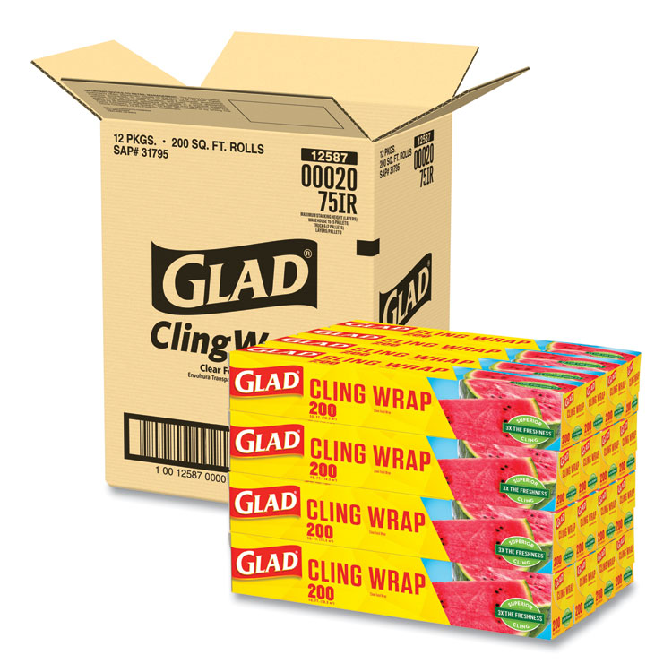 WRAP,FOOD,CLING,200FT,YL