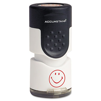 STAMP,ACCU,SMILEY FACE,RD