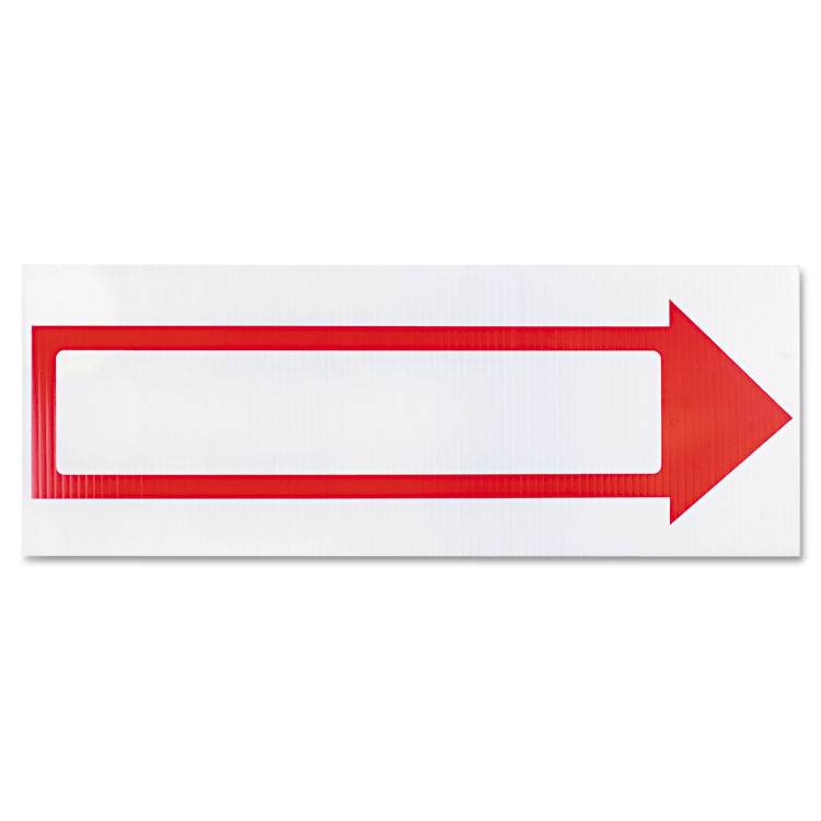 SIGN,BLANK W/STAKE 6X17