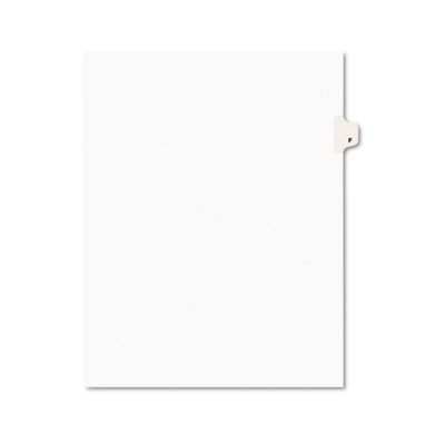 TAB,SIDE,LTR,TAB F,25/PK