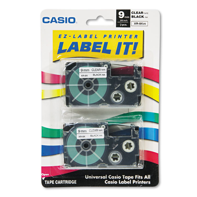 CASSETTE,2/PK,BK ON CLR
