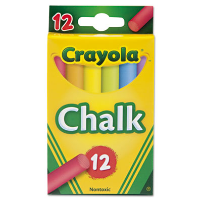 CHALK,CRAYOLA,12/BX,AST