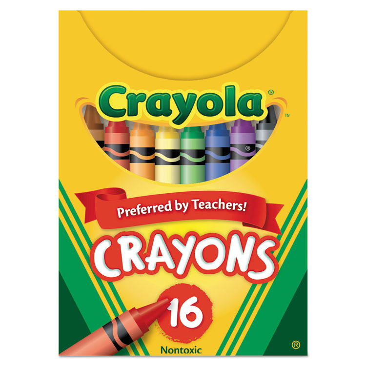 CRAYON,TUCKBX,16PK,AST