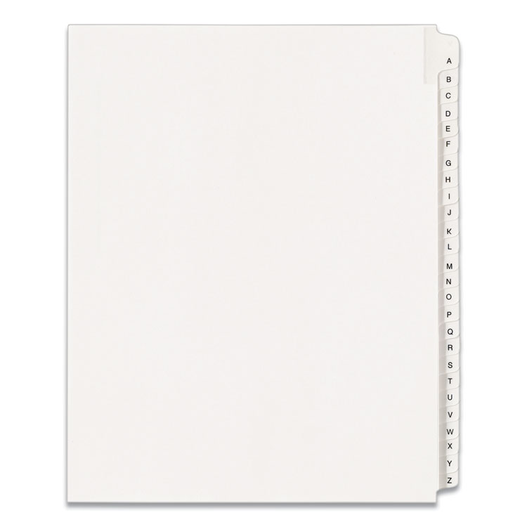 Avery Collated Legal Exhibit Dividers, A to Z, 8.5 x 11, 26/ST Avery Collated Legal Exhibit Dividers, A to Z, 8.5 x 11, 26/ST