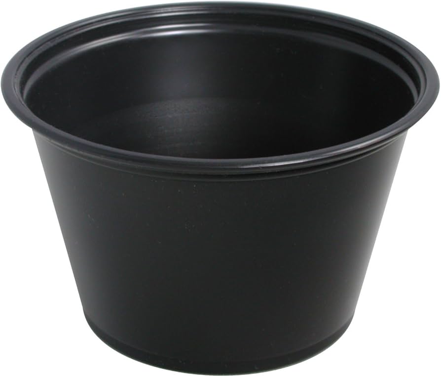 CUP,PRTN,4OZ,PLAS,BK