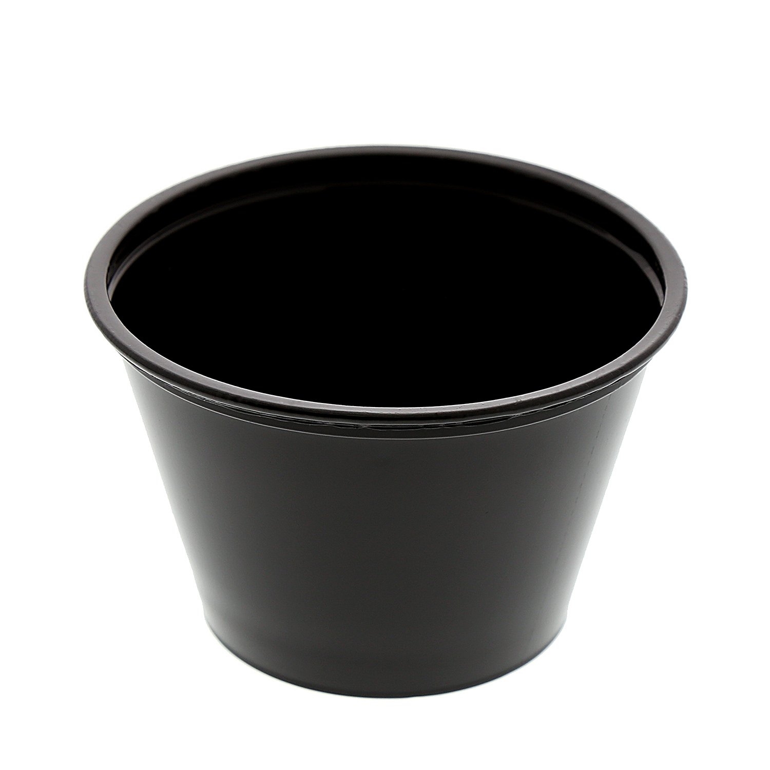CUP,PLAS,SOUFFLE,5.5OZ,BK