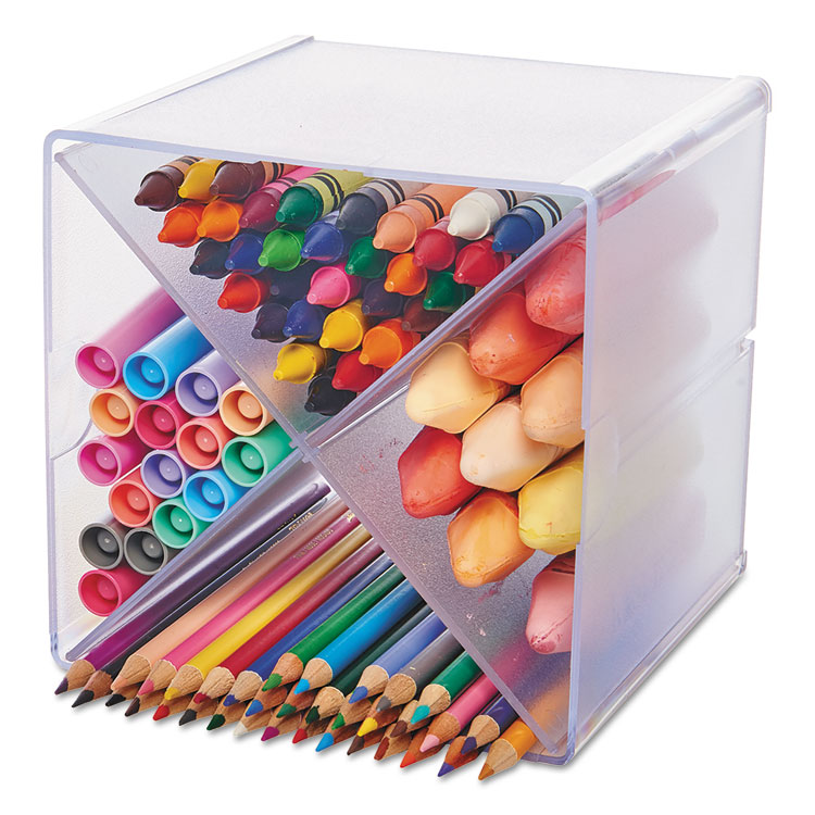 CUBE,W/DIVIDER,ORGNZR,CLR