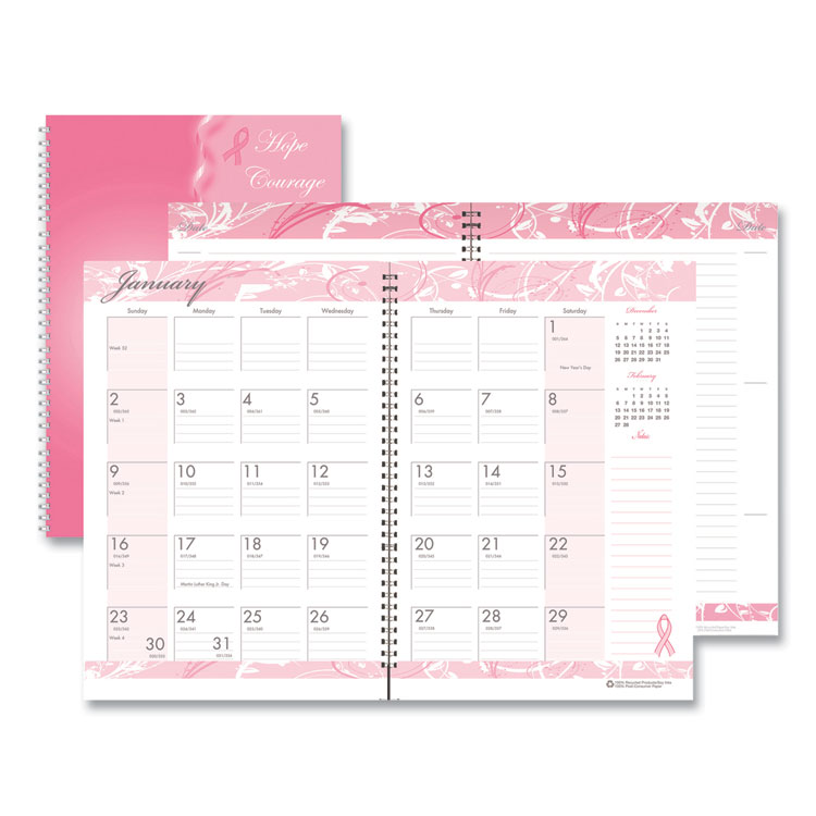 2025 Breast Cancer Awareness Planner 10x7