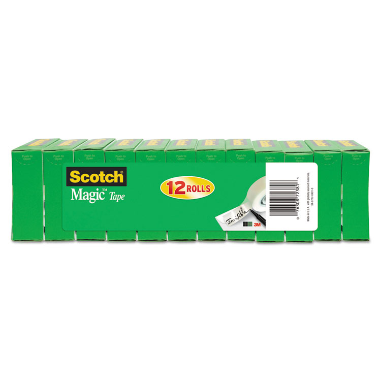 TAPE,3/4"X1000",CR,12/PK