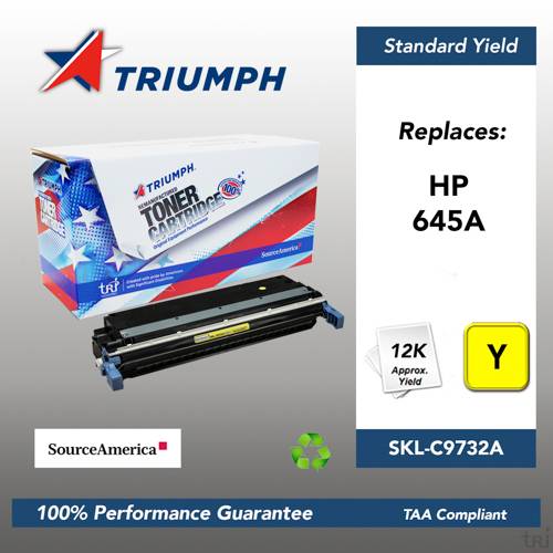 Remanufactured Skilcraft Toner, Yellow, Yield 12000
