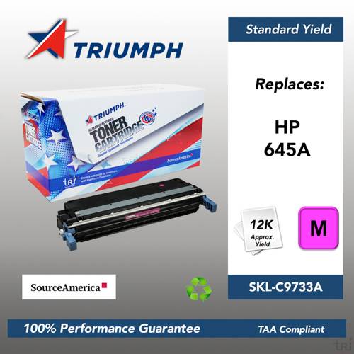 Remanufactured Skilcraft Toner, Magenta, Yield 12000