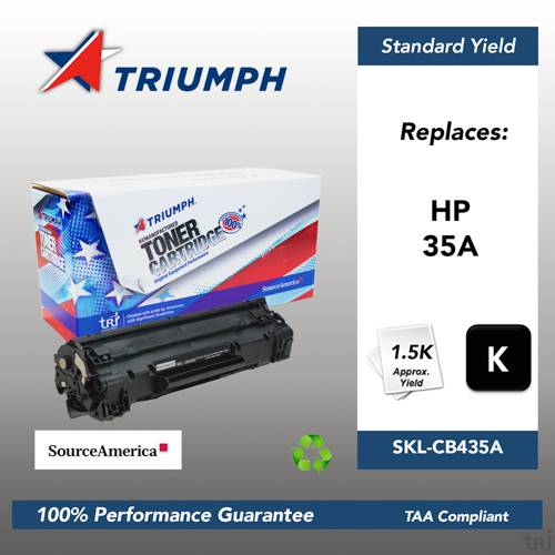 Remanufactured Skilcraft Toner, Black, Yield 1500