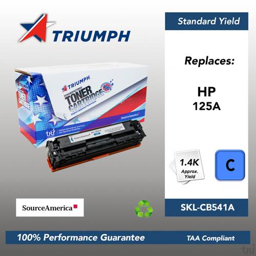 Remanufactured Skilcraft Toner, Cyan, Yield 1400
