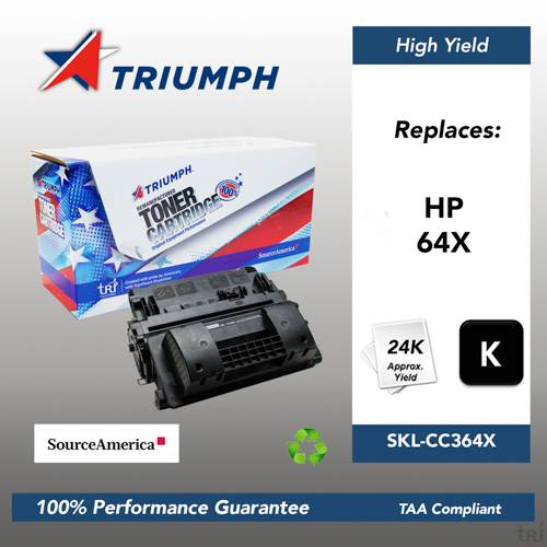 Remanufactured Skilcraft High Yield Toner, Black, Yield 24000 Remanufactured Skilcraft High Yield Toner, Black, Yield 24000