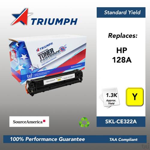 Remanufactured Skilcraft Toner, Yellow, Yield 1300